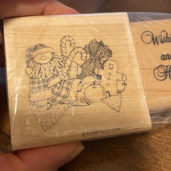 Christmas Rubber Stamps, Christmas Stamps, Christmas Card Making, 1990s Vintage - Picture 3 of 4